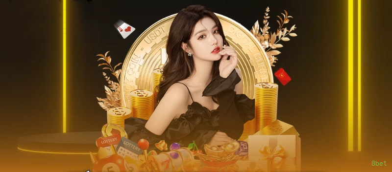 Imagem promocional da 8bet mostrando a plataforma e suas vantagens